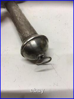 Vintage/Antique 12 Silver Metal Torah Finger Yad Pointer