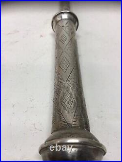 Vintage/Antique 12 Silver Metal Torah Finger Yad Pointer