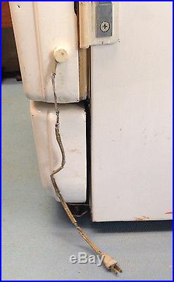 Vintage Antique 50s Amana Stor Mor Refrigerator Freezer Turquoise Mid Century