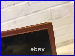 Vintage Antique Asian Red Lacquered Rectangle Box with Flowers Decoration