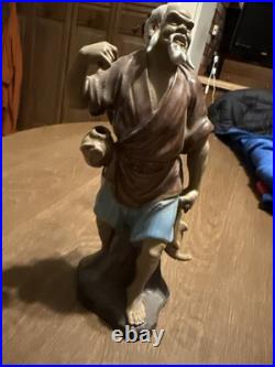 Vintage Antique Chinese Sheeshan Chinese Mudman Figurine Hand Painted