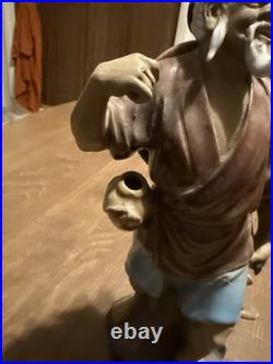 Vintage Antique Chinese Sheeshan Chinese Mudman Figurine Hand Painted