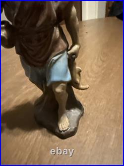 Vintage Antique Chinese Sheeshan Chinese Mudman Figurine Hand Painted