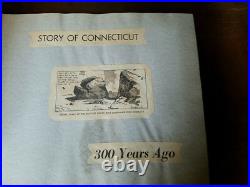 Vintage Antique Connecticut History Scrapbook Circa 1933 HARTFORD times