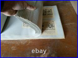 Vintage Antique Connecticut History Scrapbook Circa 1933 HARTFORD times