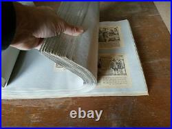 Vintage Antique Connecticut History Scrapbook Circa 1933 HARTFORD times