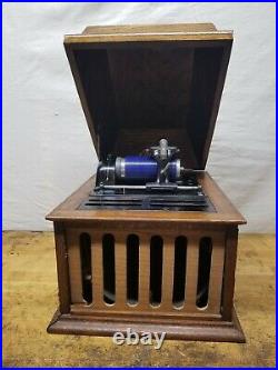 Vintage Antique Edison Amberola 30 Cylinder Player Phonograph