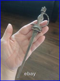 Vintage Antique England Winsor Castle Sword Letter Opener Decor