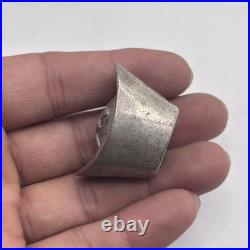 Vintage Antique Tibetan Old Bronze Bar Coin With Rare Inscription