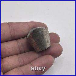 Vintage Antique Tibetan Old Bronze Bar Coin With Rare Inscription