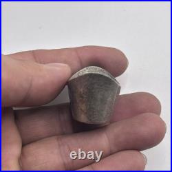 Vintage Antique Tibetan Old Bronze Bar Coin With Rare Inscription