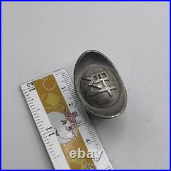 Vintage Antique Tibetan Old Bronze Bar Coin With Rare Inscription