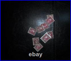 Vintage Antique USPS Postage Stamp Collection 9 pc Lot Hinged and Never Hinged