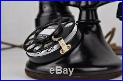 Vintage Antique Western Electric 102 #2 Rotary Dial Telephone Fully Restored