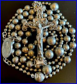 Vintage Antique Ww2 Us Military Pull Chain Rosary