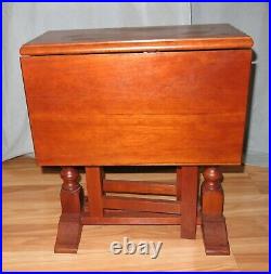 Vintage Bartley Collection Drop Leaf Gate Leg Table Salesman Sample