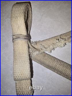 Vintage Civil War M1858 Canteen Antique Original Smooth Side 1800s Cork & Sling