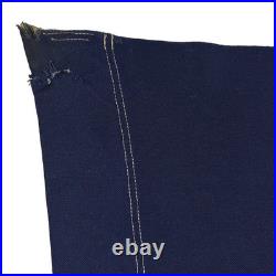 Vintage Cotton Sewn Chile Flag Old Cloth Antique Distress Textile Art Chilean