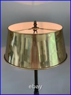 Vintage French Empire Bouillotte Lamp Shade Brass Metal Tole 13 More Avaialble