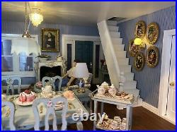 Vintage Fully Furnished Dollhouse 112 Miniatures Adults Collectibles