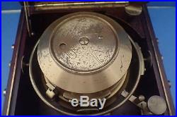 Vintage Hamilton Model 21 Marine Chronometer Full Set U. S. Maritime Commission
