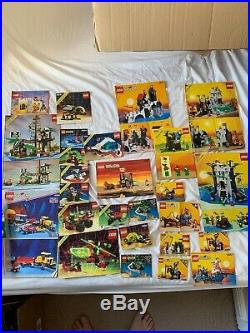 Vintage Lego Castle Town Pirates Space 90s Collection Rare Sets Over 20kg