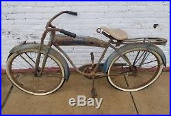 Vintage Monark Springer Bike Fresh Barn Find Antique Bicycle Prewar