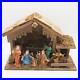 Vintage-Nativity-Resin-Plastic-Figures-Christmas-with-Wood-Manger-01-ibf