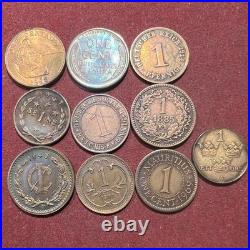 Vintage Old Copper Coin Set Authentic Antique Coins for Investment