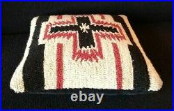Vintage Pendleton Wool Beaver State Blanket Pillow Native American Design