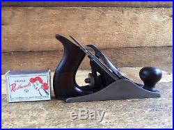 Vintage STANLEY USA No1 No1 1892 PLANE Old Antique Handplane Hand Tool #212