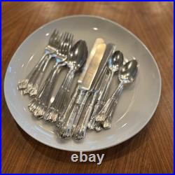 Vintage Santa Fe Railroad Flatware Service for 4 (24 pcs) Antique Silverware