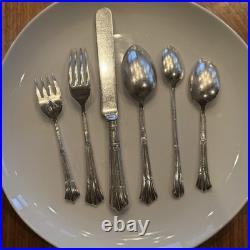 Vintage Santa Fe Railroad Flatware Service for 4 (24 pcs) Antique Silverware