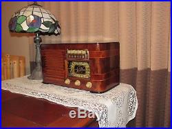 Vintage old wood antique tube radio ZENITH model 6S527 A must have