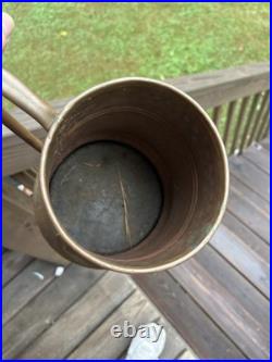 Vintage or antique hand-hammered copper jug or pitcher