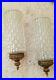 Vintage-pair-Glass-Cylinder-Pendant-swag-Lamp-Light-Shades-Hollywood-Regency-MCM-01-npn