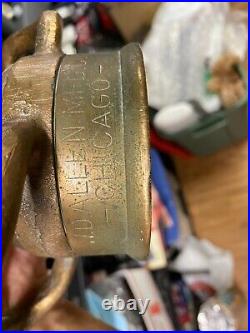 W. D. Allen MFG. Co. Antique Brass Copper 30 Fire Nozzle