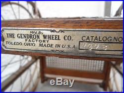 WWII Vintage Gendron Wheel Company Wheel Chair Catalog 737B MUSEUM QUALITY