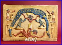 Wall painting Goddess of Sky Egyptian deities of Egyptian Antiquities BC