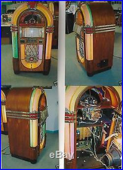 Wurlitzer 1015 Jukebox Bubbler Antique Apparatus 200 selections 45rpm Beautiful
