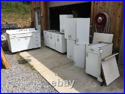 Youngstown kitchen cabinets (N0 Sink Top) Vintage Antique Handles Hardware Metal