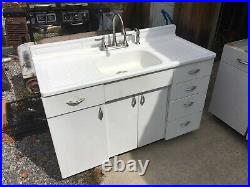 Youngstown kitchen cabinets (N0 Sink Top) Vintage Antique Handles Hardware Metal